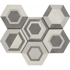 Плитка 18,2*21 REWIND DECORO GEOMETRICO VANILLA